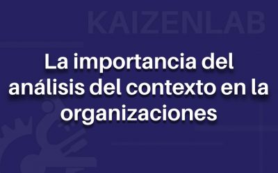 La importancia del análisis del contexto en la organizaciones